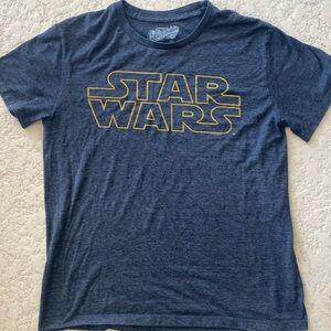 Star Wars Gray T Shirt Oze Medium Old Navy